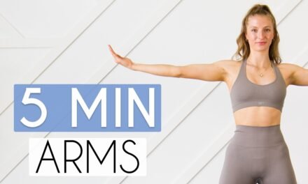 5 MIN TONED ARMS WORKOUT – No Equipment