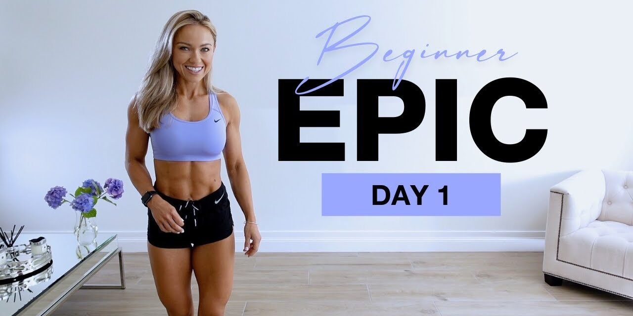 DAY 1 of Beginner EPIC | No Equipment Lower Body Workout