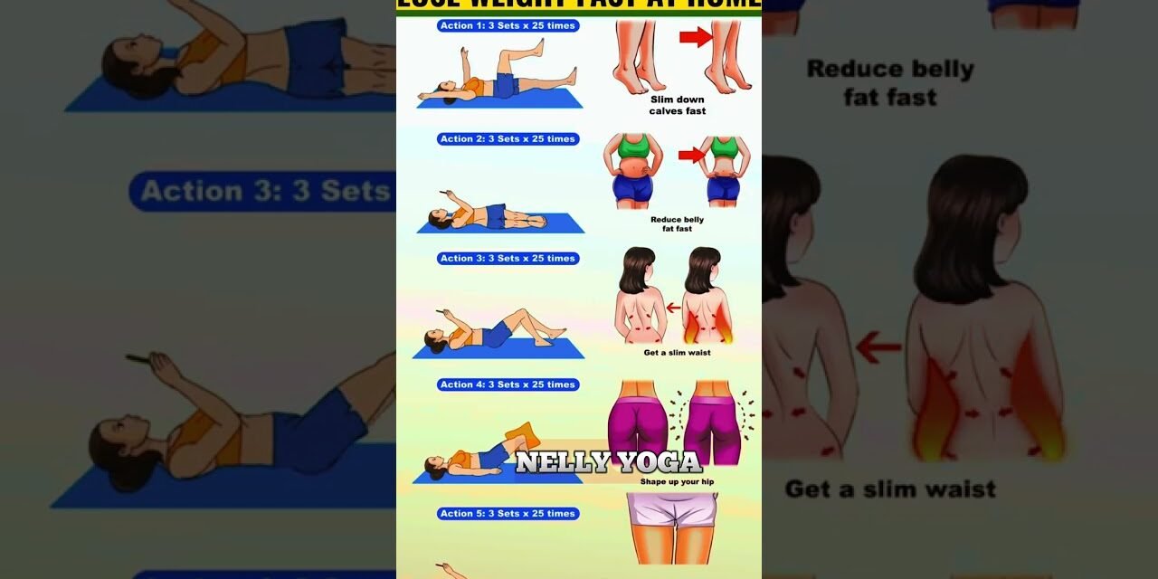 Easy Exercises to Lose Weight Fast At Home #shorts #loseweightfast
