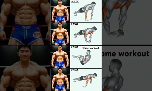 Best home workout for biceps , triceps and chest without equipment for beginners|#shorts #trending