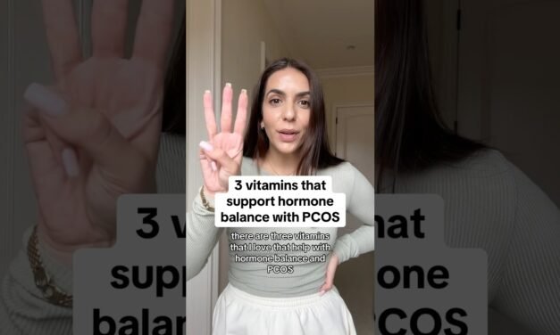 3 Vitamins that support hormone balance with #pcos