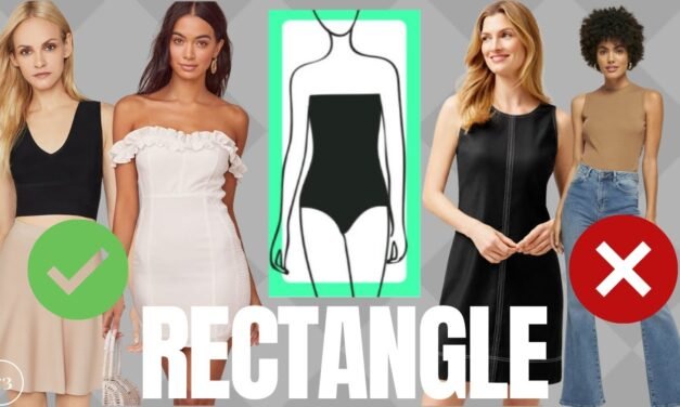 How to Dress a RECTANGLE Body Shape