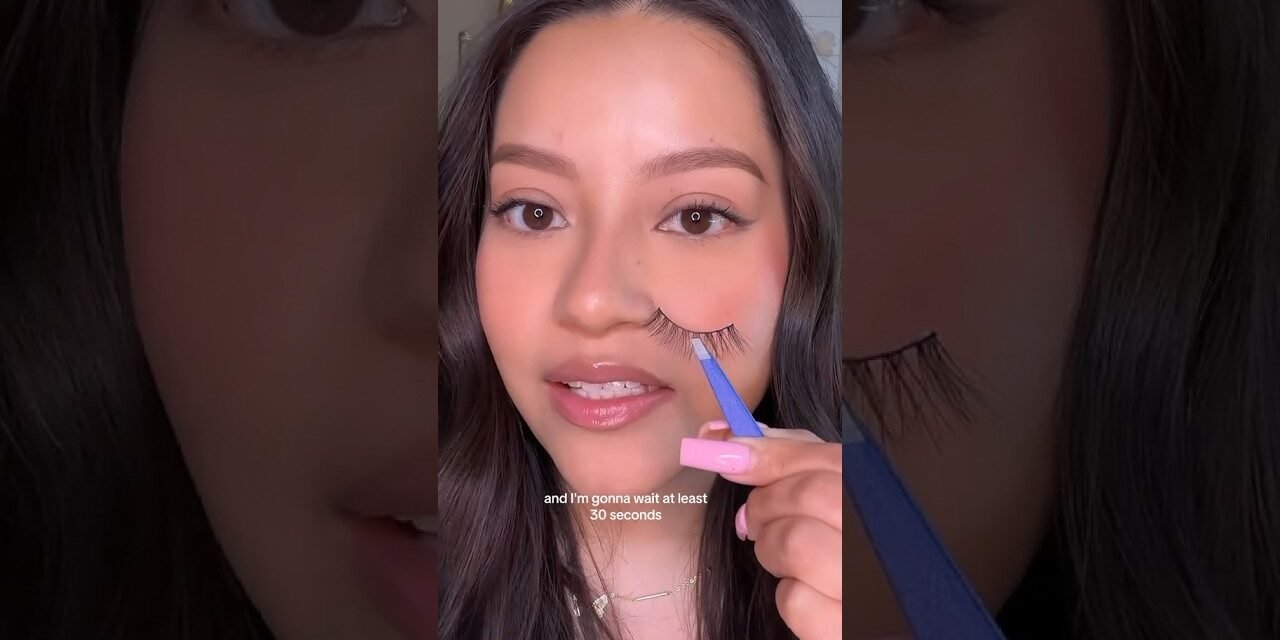 How to apply lashes for beginners!