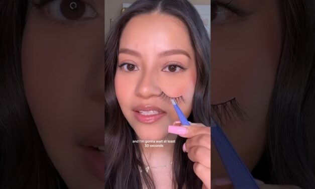 How to apply lashes for beginners!