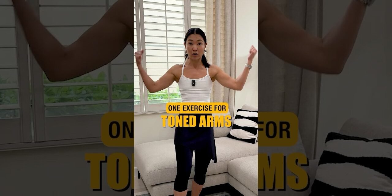 One exercise for toned arms