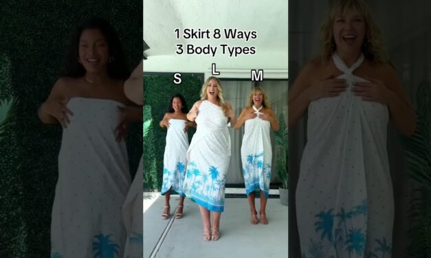 1 Skirt 8 Ways 3 Body Types!