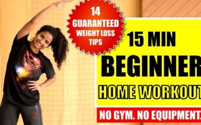 15 Min Easy Fat-Burning Home Workout + 14 Weight Loss Tips | Workout #WithMe