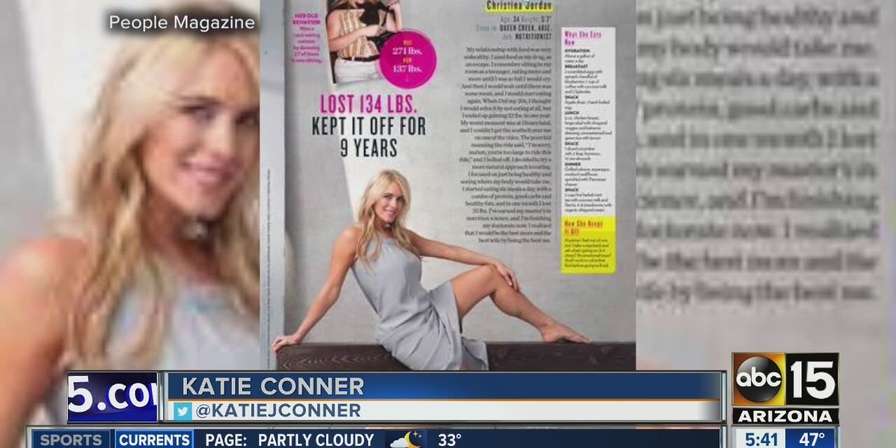 Arizona mom shares weight loss story with People magazine
