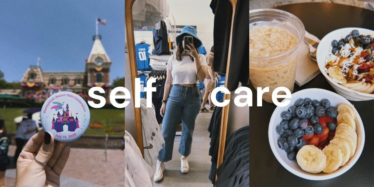 SELF CARE STAYCATION | wellness journey, disneyland's 70th birthday, invisalign, reading, workouts