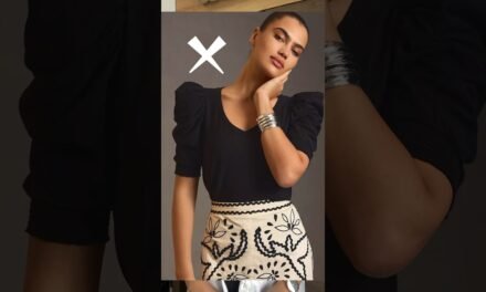 Styling tip for inverted triangle body shape