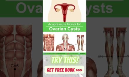 Acupressure Points for Ovarian Cysts #shorts #acupressure #ovariancysts #wellness #massage