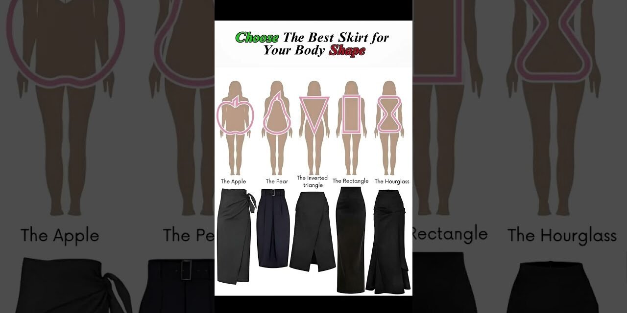 How to Choose the Best Skirt for Your Body Shape | Apple, Pear, Hourglass, Rectangle, Triangle