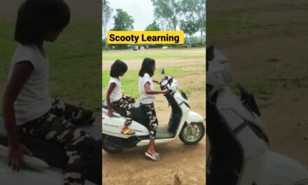 scooty Learning  #Honda #Activa6G