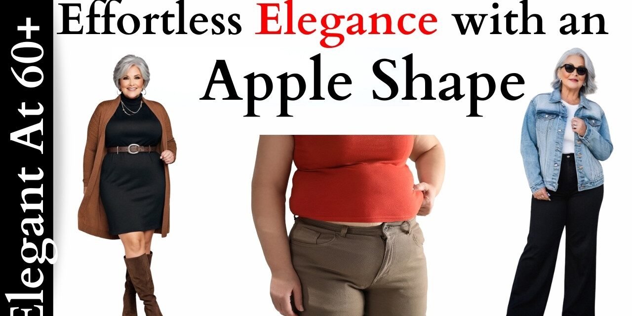 6 Elegant Staples Every Apple-Shaped Woman Needs! – Must-Have Pieces for Apple Shapes Over 50!