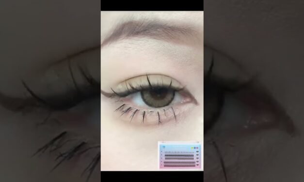 HOW TO APPLY INDIVIDUAL LASHES CLUSTERS |  NO EYE SHADOW