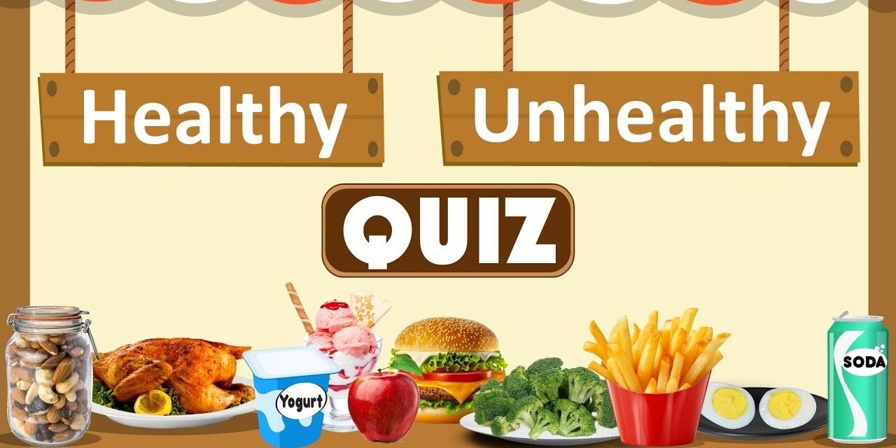 Healthy vs. Unhealthy Foods Quiz for Kids | The Ultimate Food Showdown | Making Healthy Food Choices
