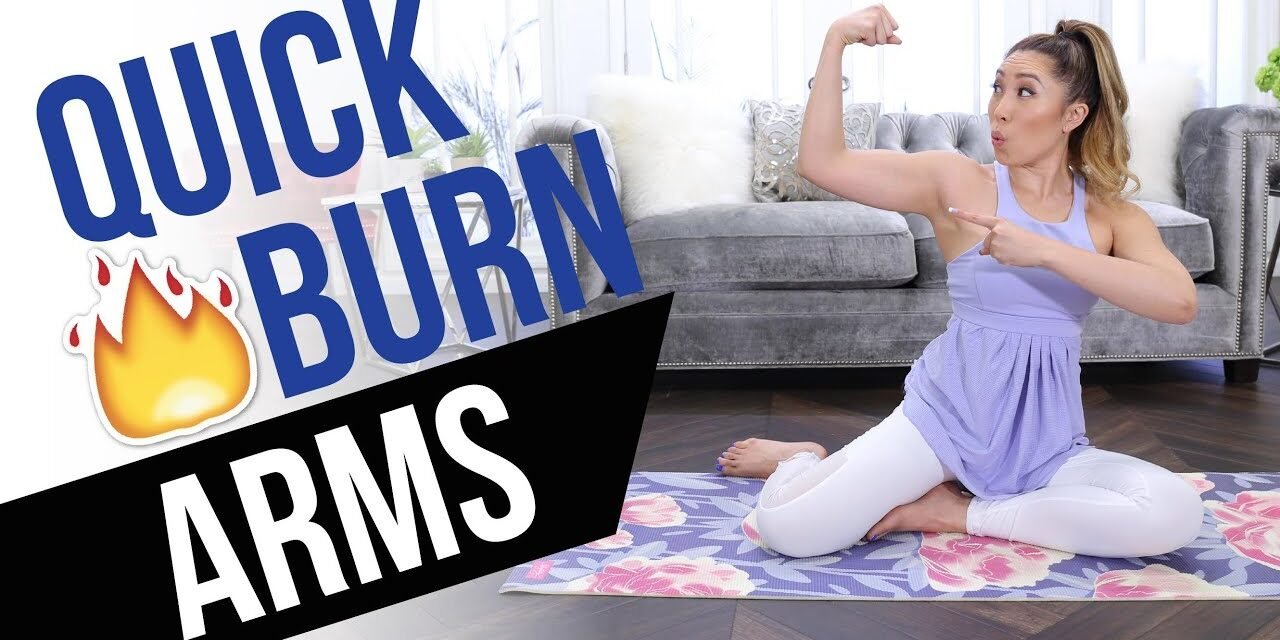 Quick Burn Arms! Incredible Arm Toning Workout – no equipment, no pushups!