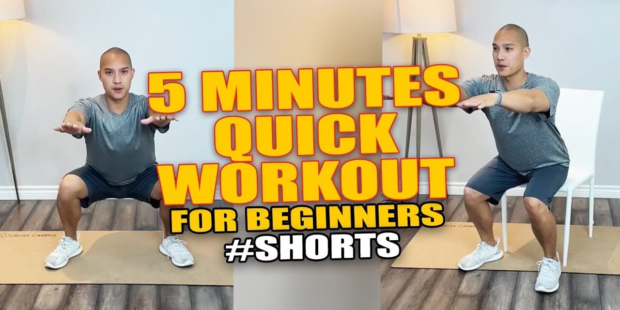 5 Minutes Quick Workout for Beginners