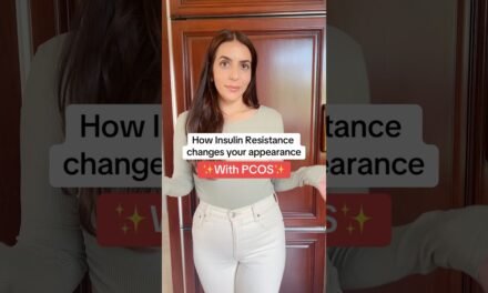 How Insulin Resistance changes your appearance with #pcos