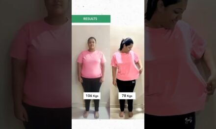 Shocking 28 Kgs Weight Loss Story|At HOME