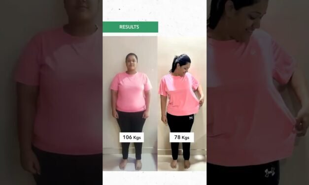 Shocking 28 Kgs Weight Loss Story|At HOME