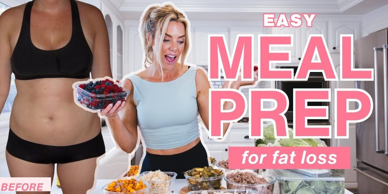 how I meal prep for weight loss | easy & healthy beginner tips for 2025