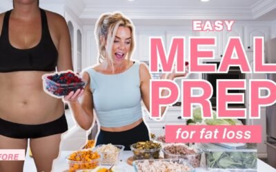how I meal prep for weight loss | easy & healthy beginner tips for 2025