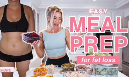 how I meal prep for weight loss | easy & healthy beginner tips for 2025