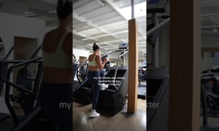 Stair master routine for fat loss *beginner friendly*