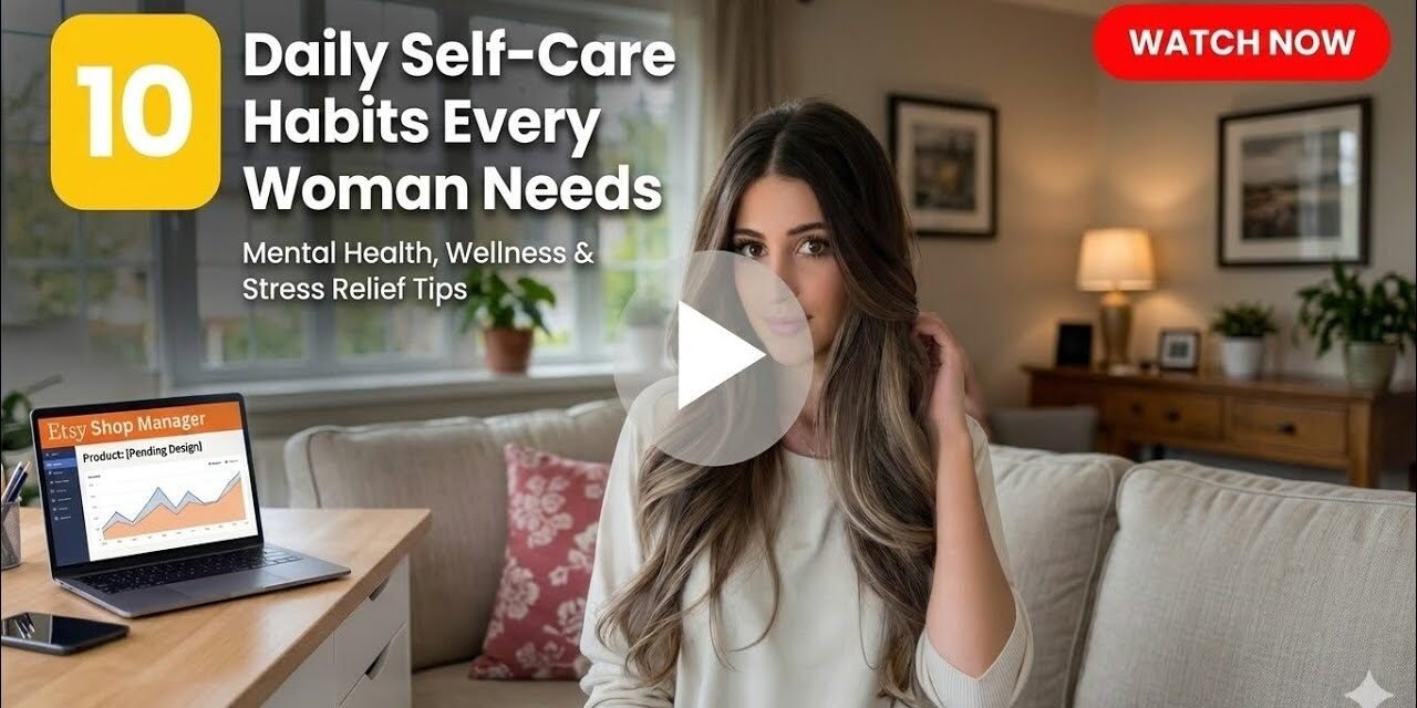 10 Daily Self-Care Habits Every Woman Needs | Mental Health, Wellness & Stress Relief Tips