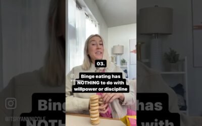 3 Things I Wish Everybody Knew About Binge Eating (from a licensed therapist) #bingeeating