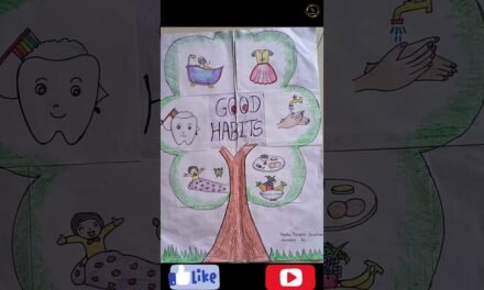Good habits poster presentations easy drawing# hand made good habits poster