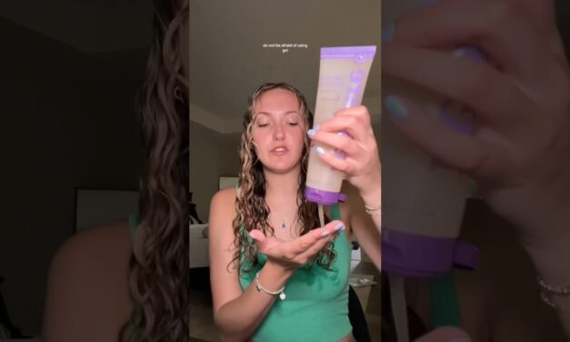 LAZY CURLY HAIR ROUTINE