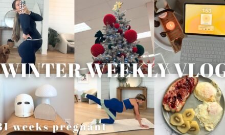 WELLNESS FOCUSED WEEK: strength training, meals, self care in the 3rd tri!!