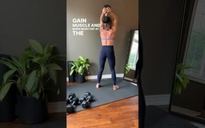 Weight training workouts to gain muscle and lose fat. #weights #dumbbells #homefitness