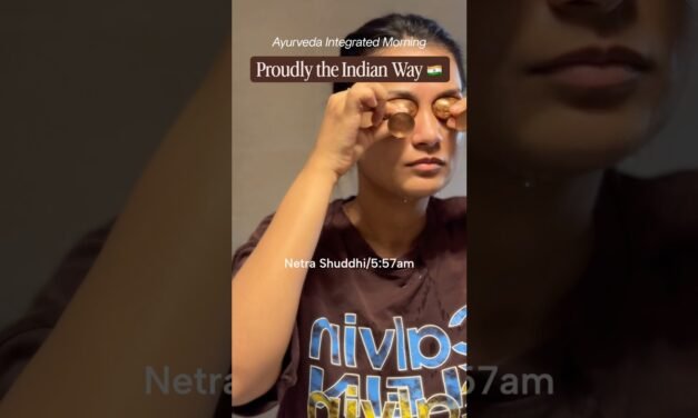 Ayurveda integrated Morning Vlog!! #Wellness & #beauty.