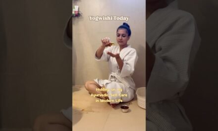 Ayurvedic morning Routine.#selfcare #ayurvedalifestyle blend of modern & ancient wellness