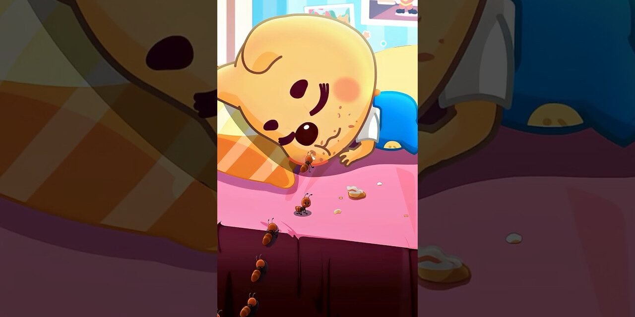 Don't Eat Your Snacks in Bed | Good Habits for Kids #shorts