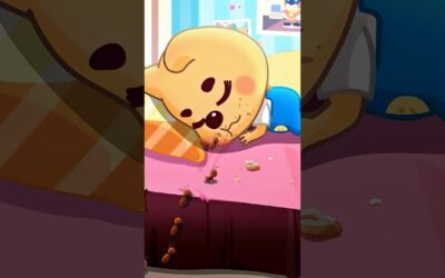 Don't Eat Your Snacks in Bed | Good Habits for Kids #shorts