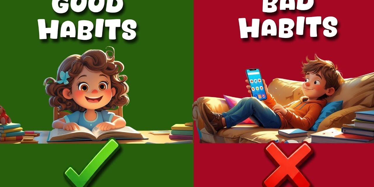 GOOD HABITS vs BAD HABITS | Good Habits for Kids | Good and Bad Habits