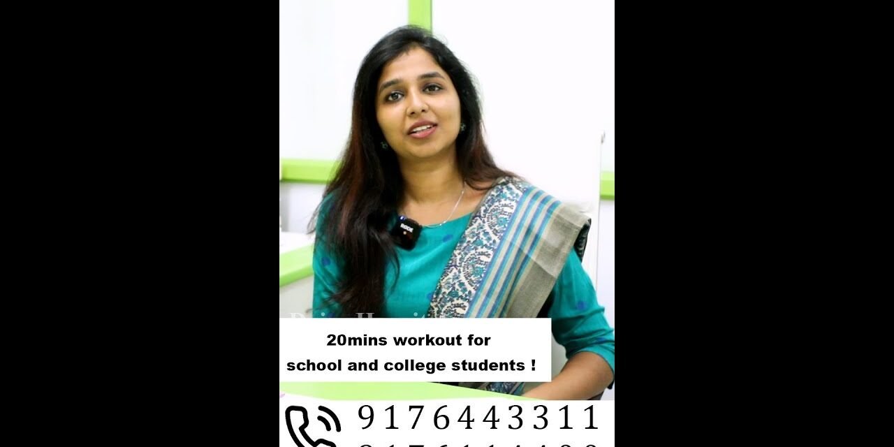 20mins workout for school and college students !