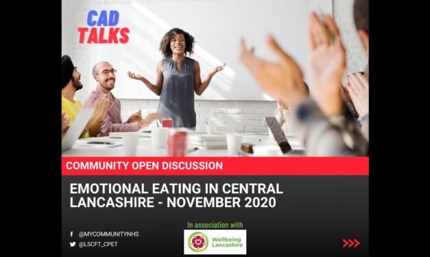 CAD TALKS: Emotional Eating & Stigma in Lancashire