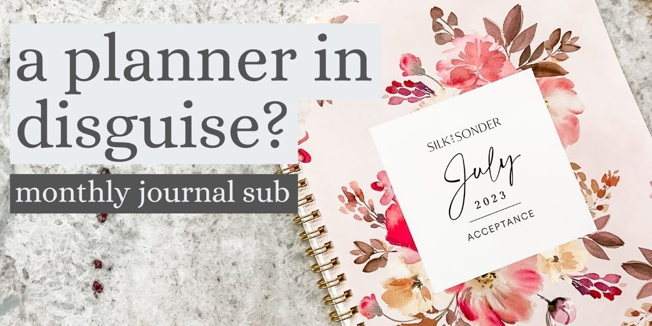 Silk & Sonder Planner Review | Wellness Journal Subscription | Self-Care Planner & Journal