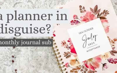 Silk & Sonder Planner Review | Wellness Journal Subscription | Self-Care Planner & Journal